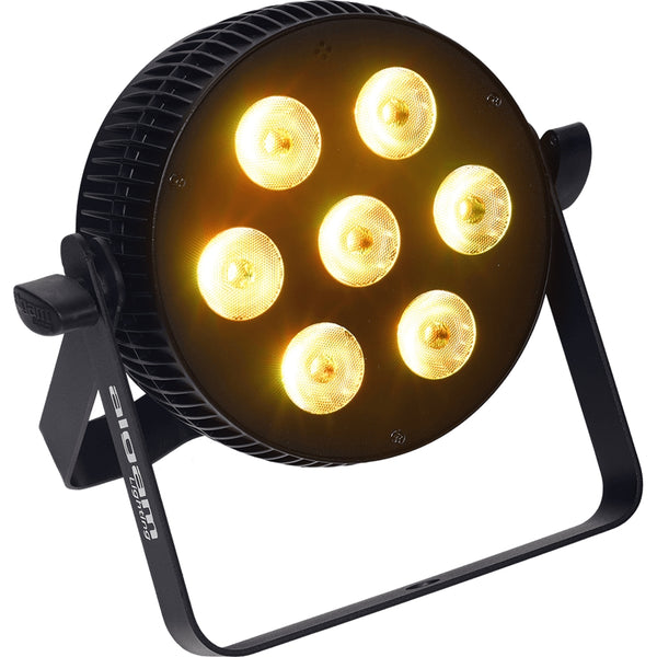 Algam Lighting SLIMPAR-710-QUAD a LED 7x10W RGBW controllo DMX o telecomando IR