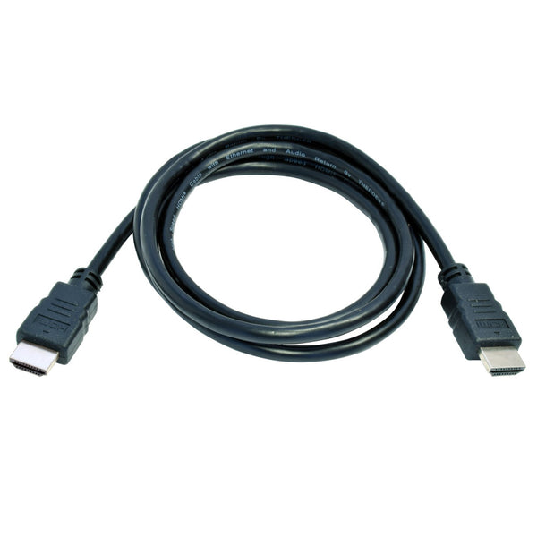 Thender 23-001E Cavo HDMI - HDMI HEAC ad alta velocità, guaina nera, da 1mt