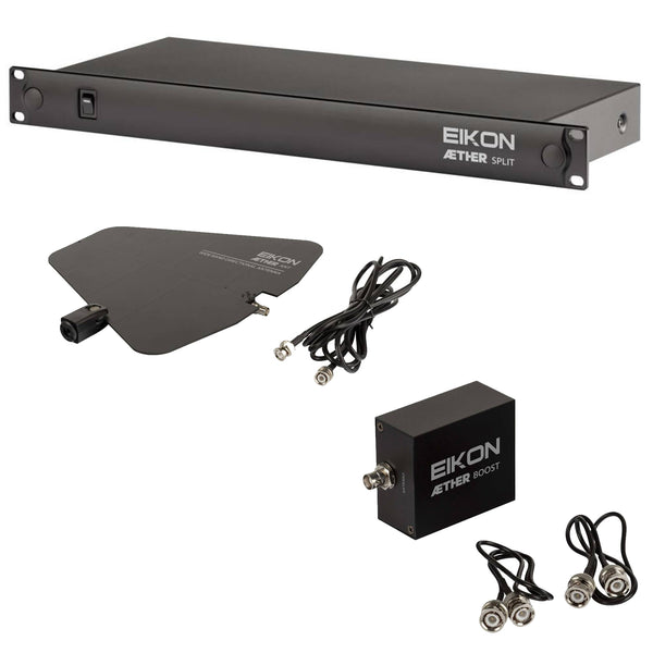 Proel EIKON AETHER SPLIT Amp e Distributore d'antenna Pro attivo + BOOST + ANT