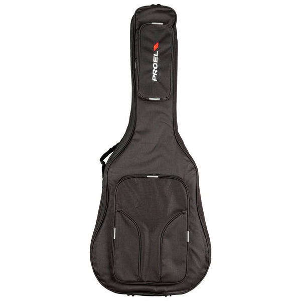 Proel BAG450A Borsa morbida x chitarra acustica robusta imbottitura 20 mm, Nero