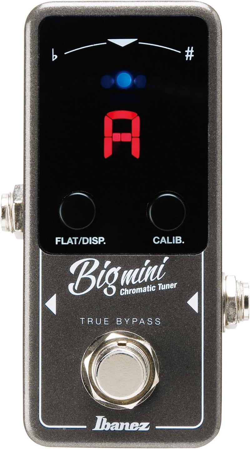 Ibanez BIGMINI Chromatic Pedal Tuner Mini pedale analogico accordatore chitarra