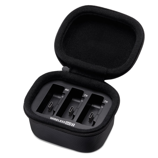 Rode CHARGE CASE Custodia base di ricarica per microfono WIRELES GO II, Nero