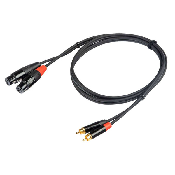 Proel CHLP350LU15 Cavo audio pro 2x RCA Maschio a 2x Cannon XLR 3F Femmina