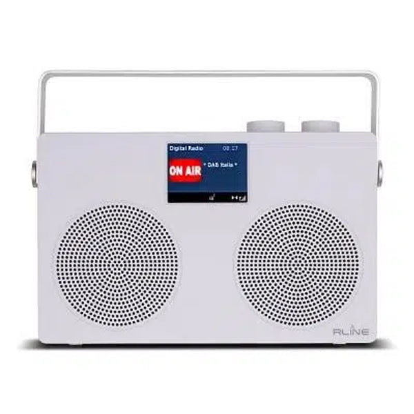 Redline DB470 SOUNDAB TWO Radio Analogica e Digital Bluetooth a batteria, Bianco