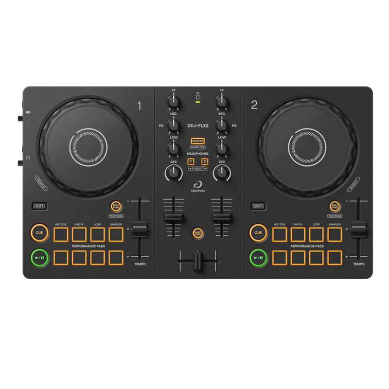 AlphaTheta DDJ-FLX2 Controller Dj 2 Canali x rekordbox, djay, Serato Dj Lite