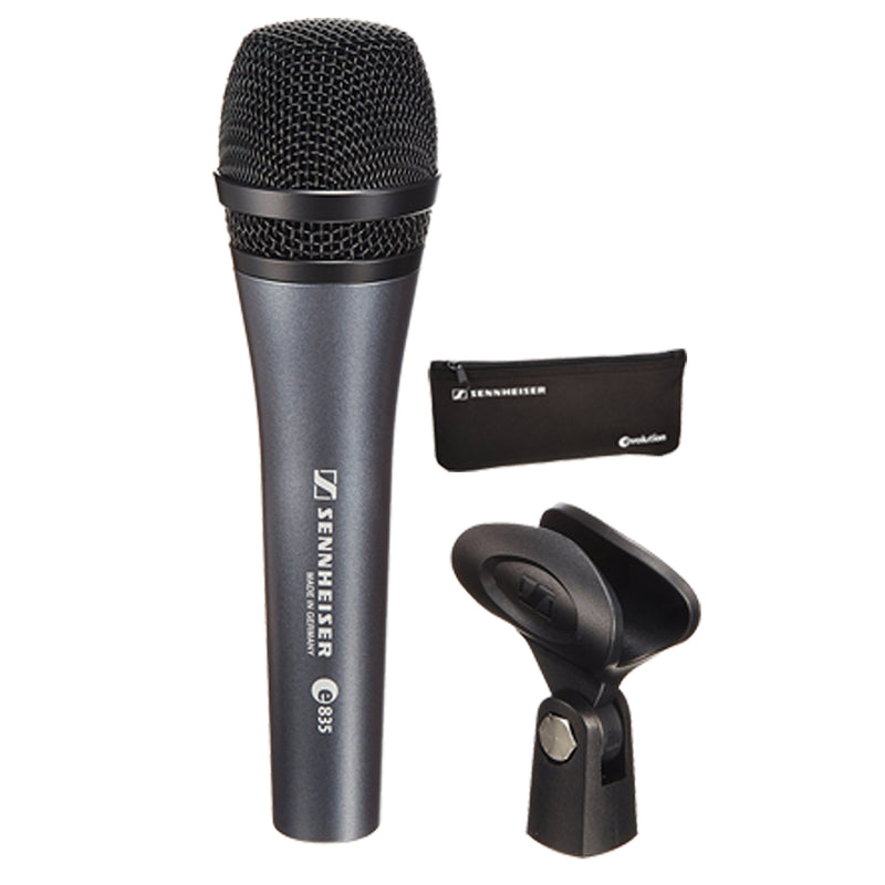 B-STOCK GARANTITO Sennheiser E835S Microfono Dinamico + supporto + astuccio