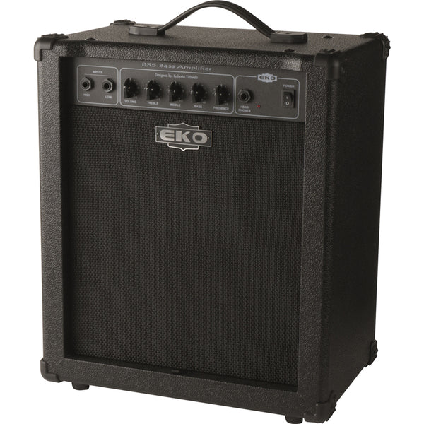 Eko B35 Amplificatore combo per basso, cono da 10" e 35w di potenza, Nero