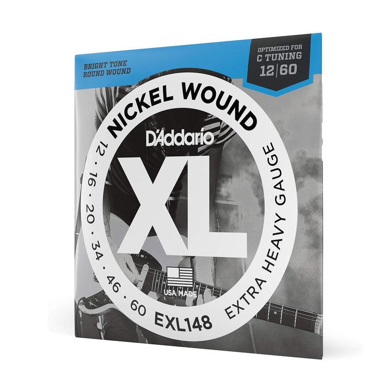 D'Addario EXL148 Extra Heavy Electric Guitar Corde x Chitarra Elettrica 12-60