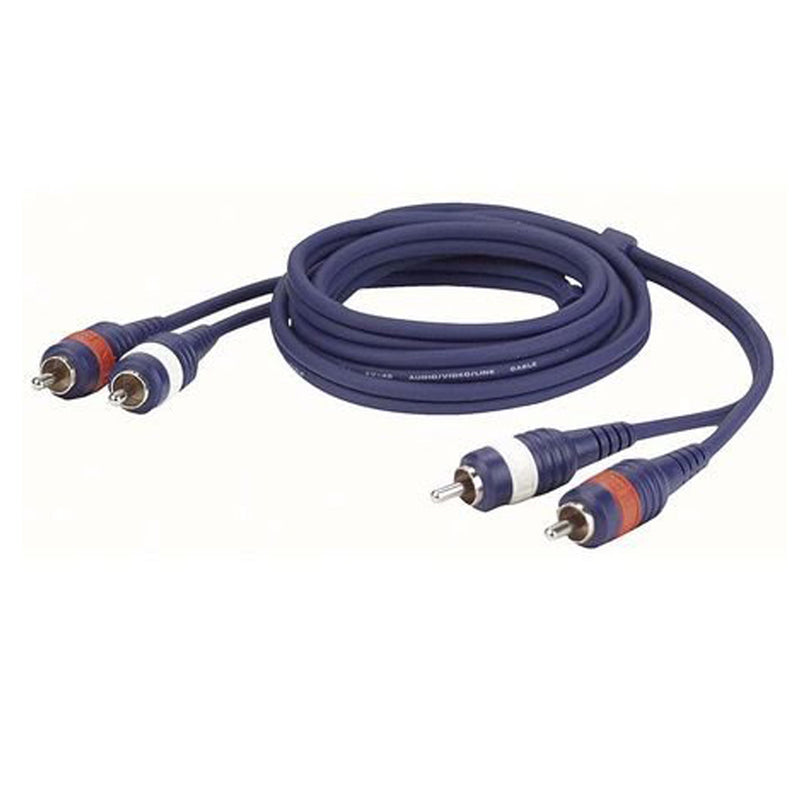 » Dap Audio FL246 Cavo audio 2x RCA Maschio a 2x RCA Maschio, 6 mt, Blu (100% off)