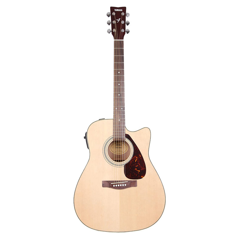 Yamaha FX370C Cutaway Chitarra Elettroacustica per studenti o esperti, Naturale