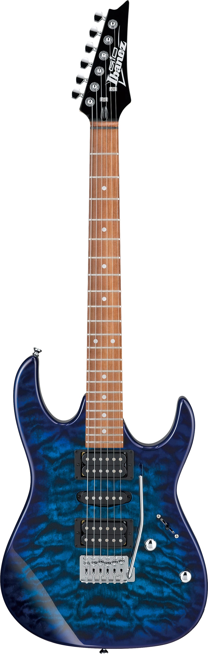 Ibanez GRX70QA-TBB TRANSPARENT BLUE BURST Chitarra Elettrica modello GIO