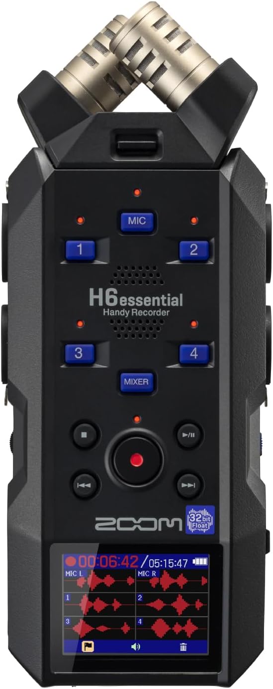 Zoom H6e Essential Registratore digitale portatile a 6 tracce 32 bit float