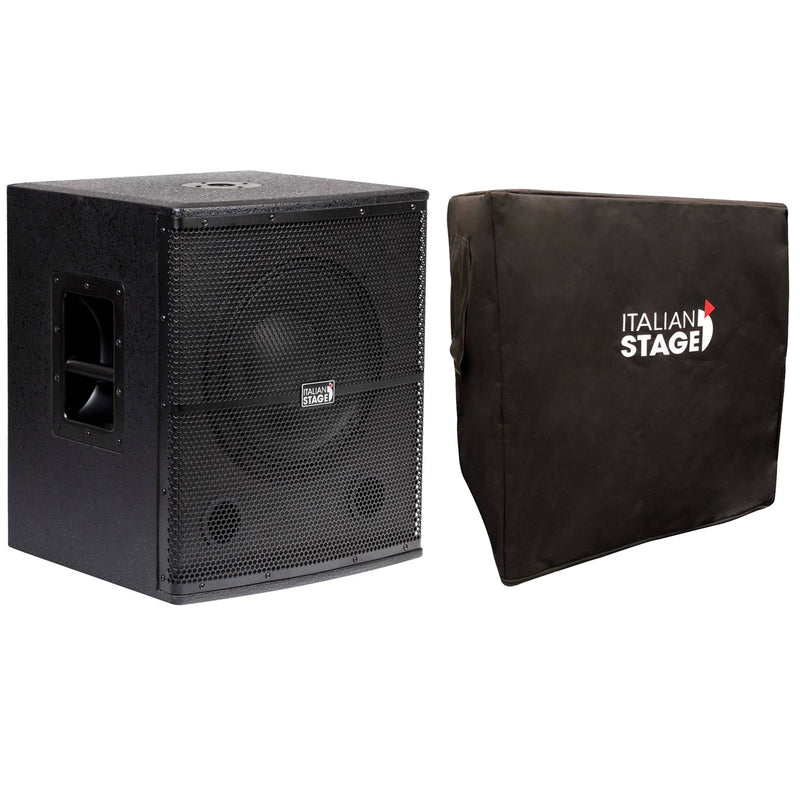 Italian Stage IS S112A Subwoofer Attivo 700w + IS COVERS112 Cover protezione