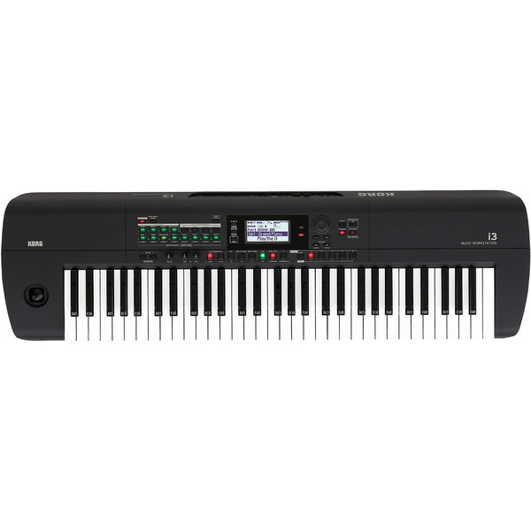 Korg i3 MB Workstation musicale tastiera piccola ma versatile 61tasti Nero Opaco