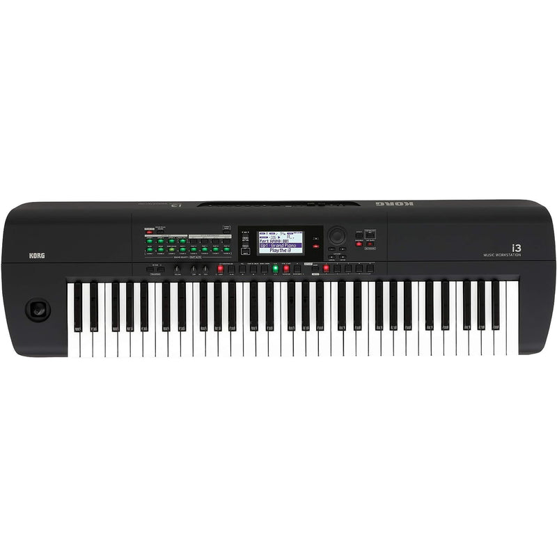 Korg i3 MB Workstation musicale tastiera piccola ma versatile 61tasti Nero Opaco