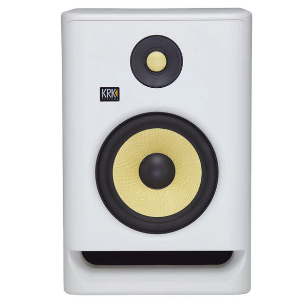 KRK Systems KRK RP7 ROKIT 7 G4 Monitor audio Pro da Studio 2vie, da 145w, Bianco