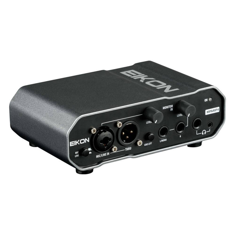 Proel EIKON MPAMP4 Amplificatore Pro per cuffie e Personal Monitor Mix, Nero