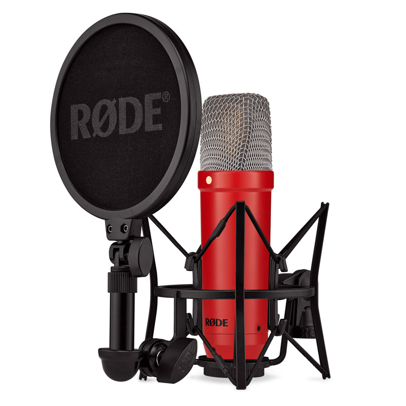 Rode NT1 Signature Microfono pro da studio a condensatore diaframma largo, Red