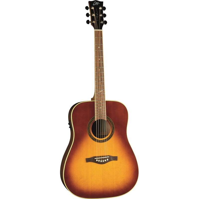 Eko ONE D150E VINTAGE BURST Chitarra acustica elettrificata Dreadnought 20T