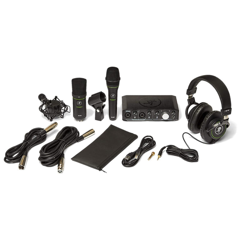 Mackie PRODUCER BUNDLE Interfaccia Audio +Mic a condensatore e dinamico + Cuffia