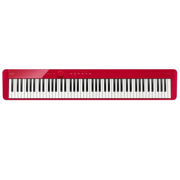 Casio PX-S1100RD Tastiera Digitale Compatta 88 Tasti martelletti sottili, Rosso