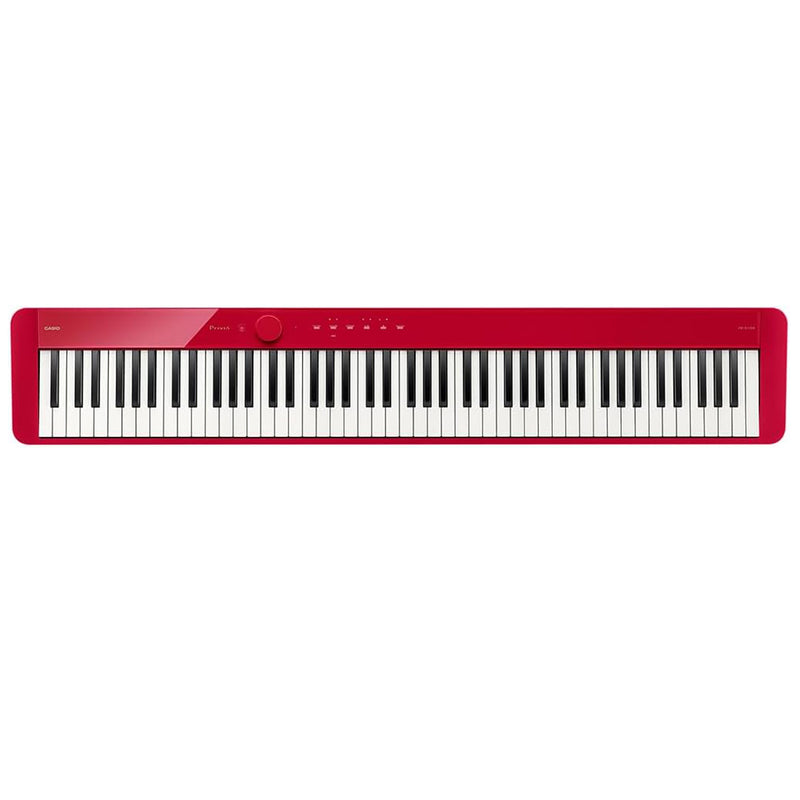 Casio PX-S1100RD Tastiera Digitale Compatta 88 Tasti martelletti sottili, Rosso