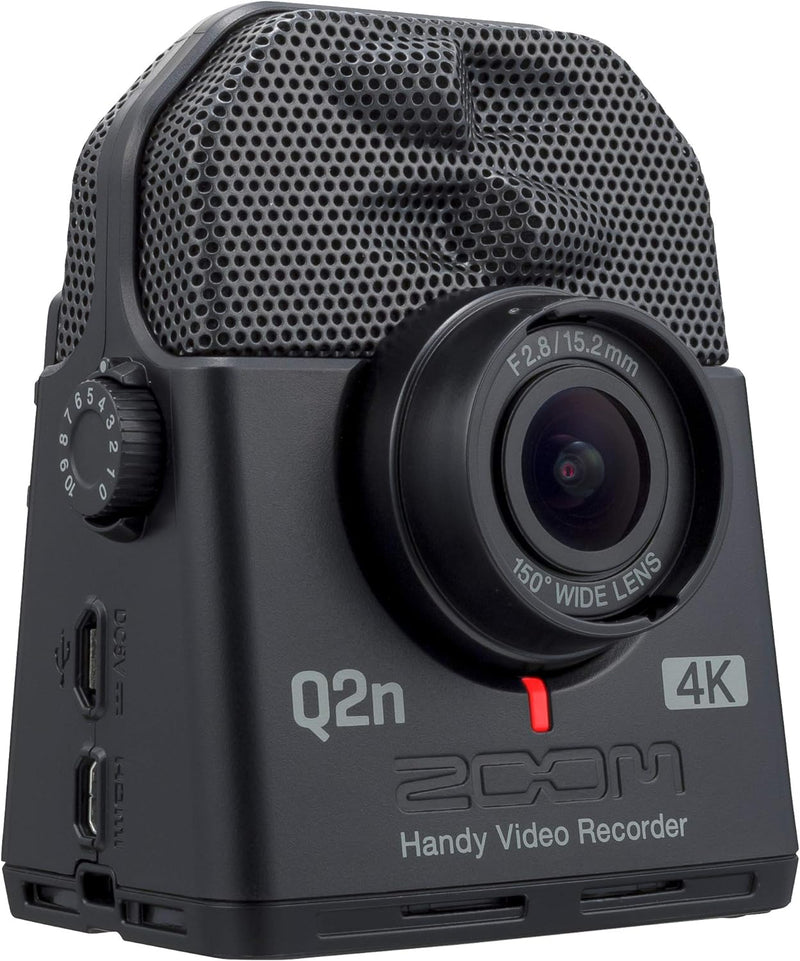 Zoom Q2n-4K Videocamera digitale per musicisti 4K con microfono stereo XY