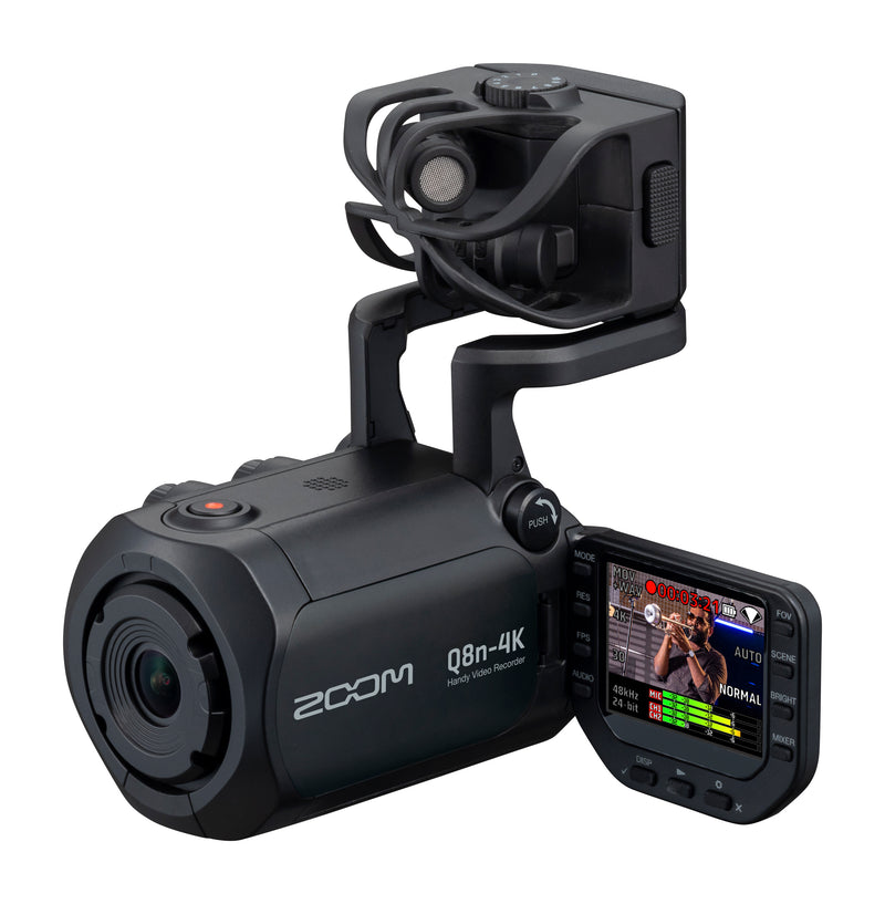 Zoom Q8n-4K Videocamera digitale palmare per musicisti 4K HDR a 4 tracce