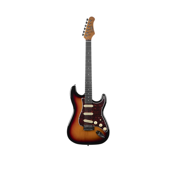 Eko ST-300 SUNBURST Chitarra Elettrica a 22 Tasti e 3 pickup single-coil