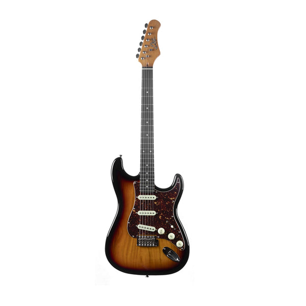 Eko ST-400 SUNBURST Chitarra Elettrica a 22 Tasti e 3 pickup single-coil