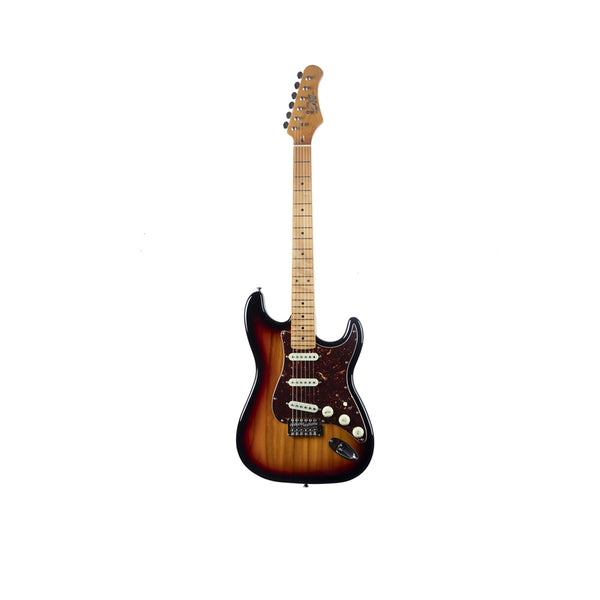 Eko ST-401 SUNBURST Chitarra Elettrica a 22 Tasti e 3 pickup single-coil