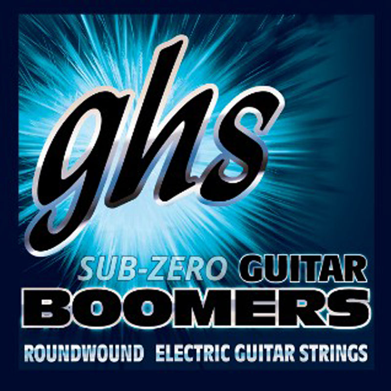 GHS SUB-ZERO BOOMERS ELECTRIC GUITAR Corde x chitarra elettrica 010-046 Light