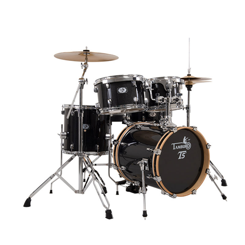 Tamburo TB T5S22BSSK Batteria 5 pezzi cassa 22" + accessori, Black Sparkle