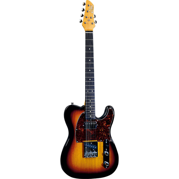 Eko TERO V-NOS SUNBURST Chitarra Elettrica a 22 Tasti con singol-coil S-H