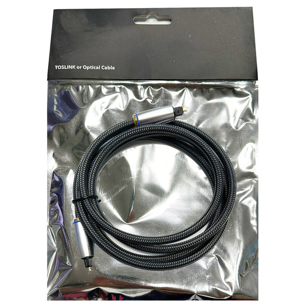 TosLink TKCB-009 Cavo in fibra ottica, per lettori CD DVD e sistemi audio 1,5mt