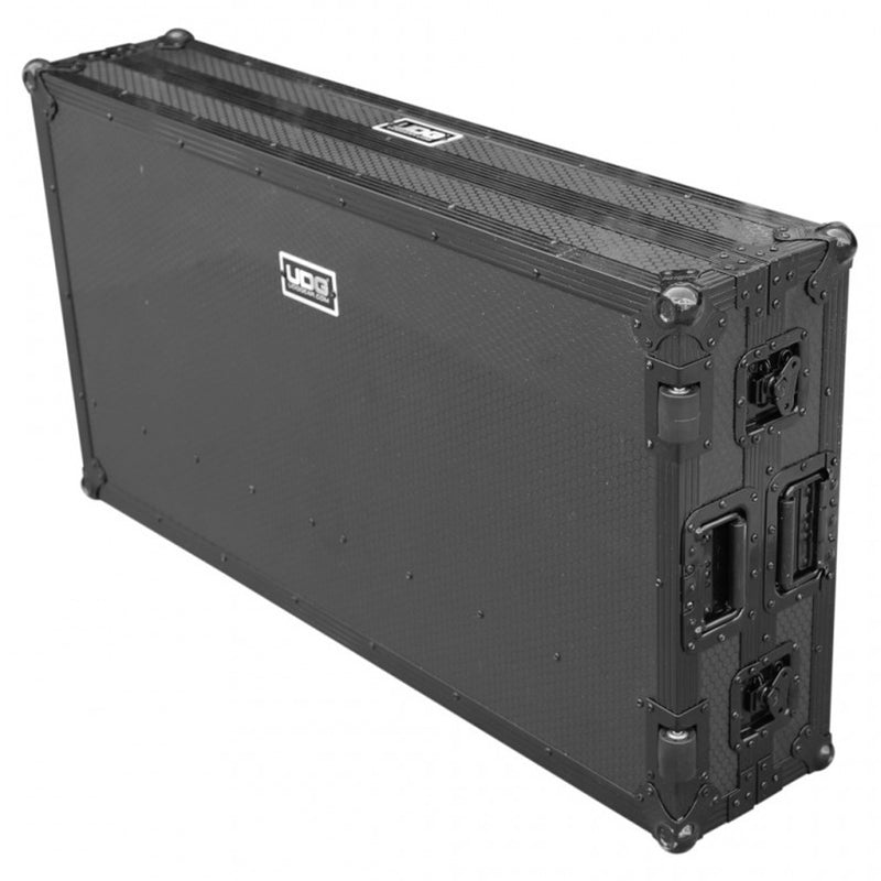 UDG U91072BL Ultimate Flight Case Portable Z-Style DJ Table Plus Wheels TavoloDj