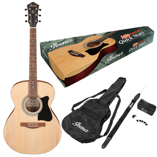 Ibanez VC50NJP-OPN Jam Pack Quick Start Chitarra Acustica Natural + accessori