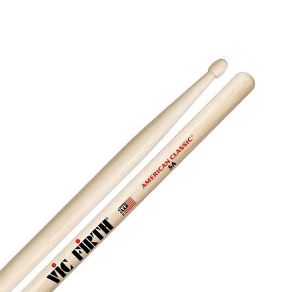 Vic Firth 5A American Classic Coppia Bacchette x batteria punta a goccia