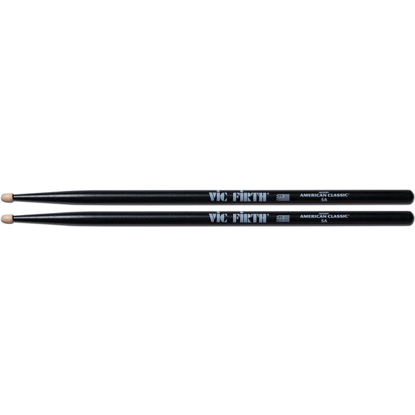 Vic Firth 5AB American Classic Coppia Bacchette x batteria punta a goccia, Nera