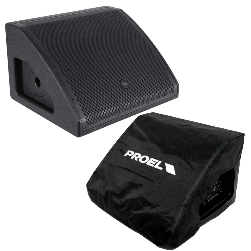 Proel WD15AV2 Monitor da palco 900w Picco + Proel COVERWD15V2 Cover protezione