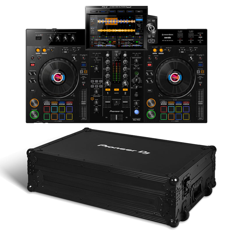 Pioneer Dj XDJ-RX3 Controller Dj 2Deck xRekordbox + FLT-XDJRX3 Flight Case, Nero