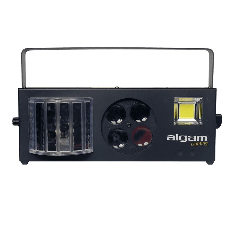 Algam Lighting HYBRID 4 Efx Luce 4in1 mini derby RGBW, flash, Gobo RGBW, 2 laser