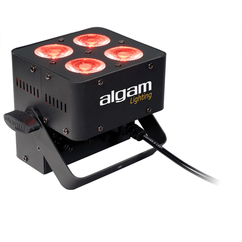 Algam Lighting PAR-410-QUAD Proiettore 4 LED RGBW (rosso/verde/blu/bianco), 10W