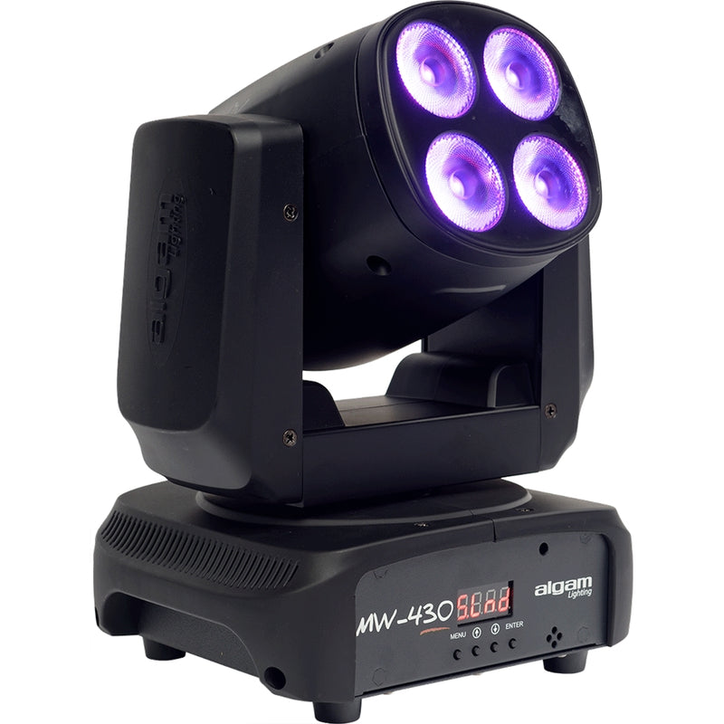 Algam Lighting MW430 WASH 4x30W RGBW Testa Mobile con modalità Auto Musica DMX