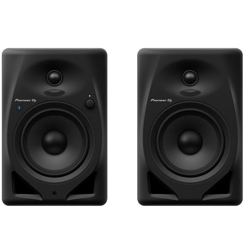 Pioneer Dj DM-50D-BT-BK Coppia casse bluetooth studio monitor attivi e 50W Nero