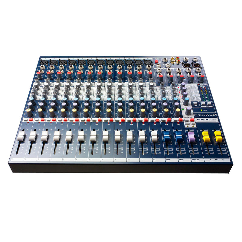 Soundcraft EFX12 Mixer audio 12C +Processore EFX digital Lexicon 24bit integrato