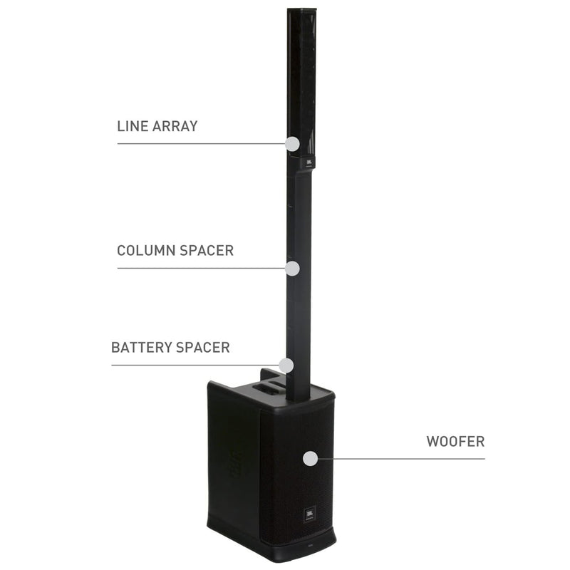 JBL EON ONE MKII Sistema audio colonna a batteria 120W, Bluetooth mixer 5 canali