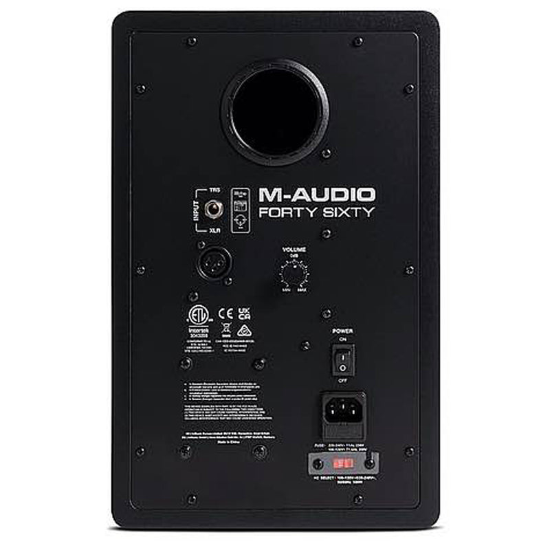 M-Audio FORTY SIXTY Monitor audio Pro Studio 6.5" e 100W picco e Bluetooth, Nero