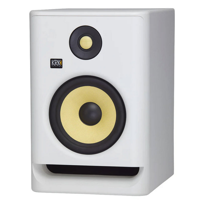 KRK Systems KRK RP7 ROKIT 7 G4 Monitor audio Pro da Studio 2vie, da 145w, Bianco