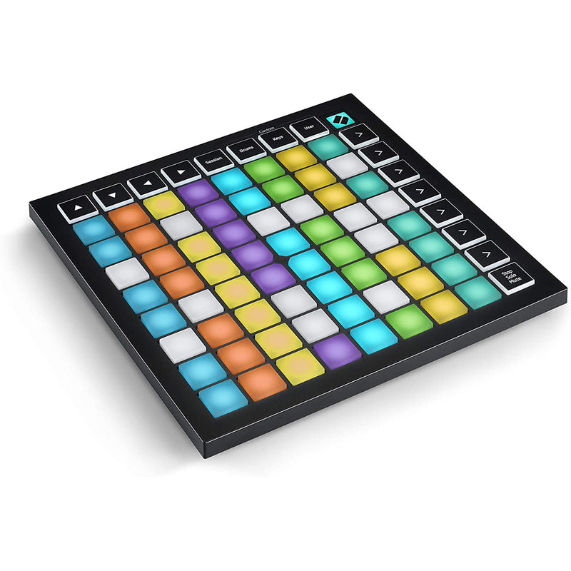 Novation LAUNCHPAD MINI MK3 Midi Controller USB compatto, griglia a 64 pad RGB